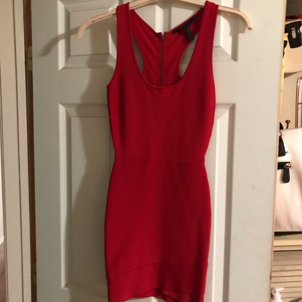 BCBG red Bodycon dress